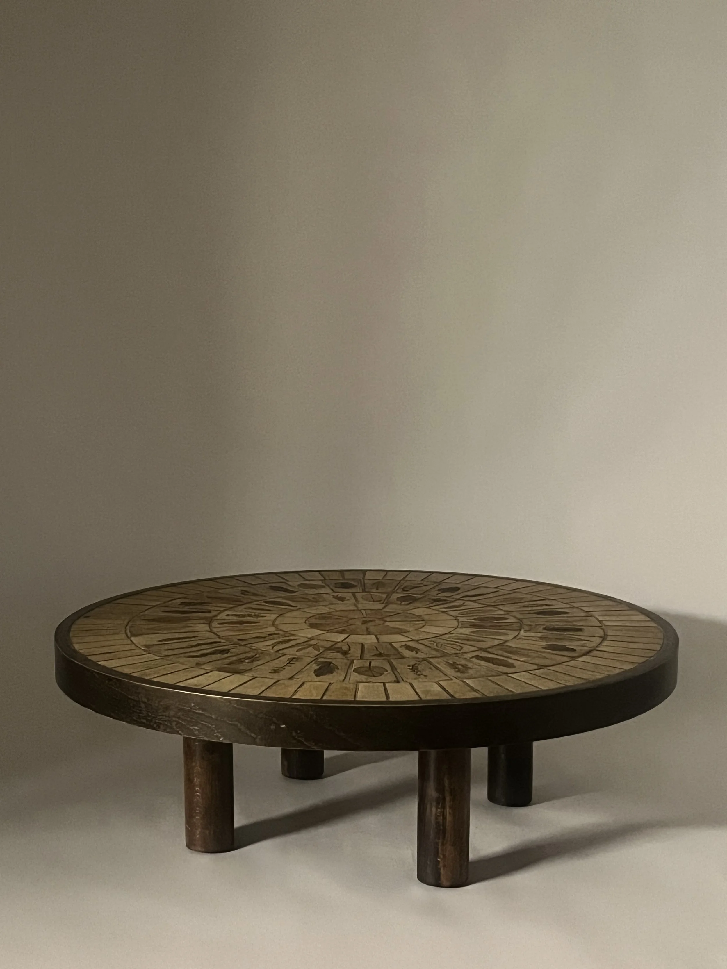 フランス ビンテージ Roger Capron ロジェ カプロン テーブル Roger Capron Tile Top Table — ombre